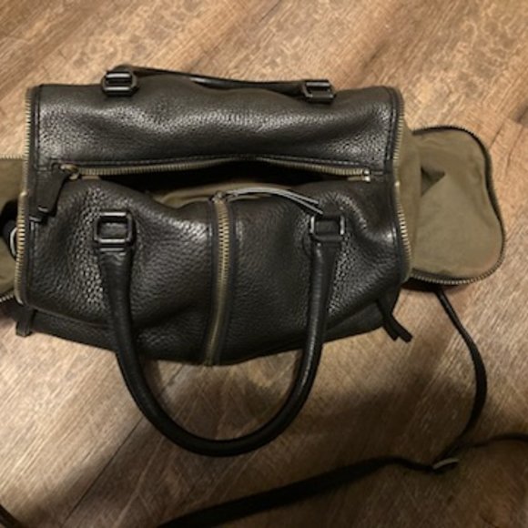 J Crew Black Leather Bag - Picture 3 of 8